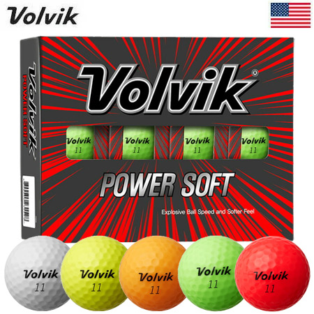 楽天市場】Volvik POWER SOFT ゴルフボール ボルビック パワーソフト 1