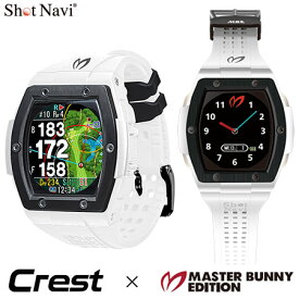 ショットナビ CrestMASTER BUNNY EDITION 腕時計型 GPS ゴルフナビ 日本正規品 2022年モデル 日本正規品【処分特価】