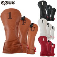 【ゴルフ祭 エントリーでポイント3倍】OOWLS まるで本革 クラシックヘッドカバー JYPJT21CLHK ドライバー…