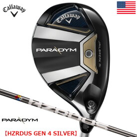 キャロウェイ PARADYM パラダイム ハイブリッド メンズ 右用 ProjectX HZRDUS GEN 4 SILVER USA直輸入品 2023年モデル