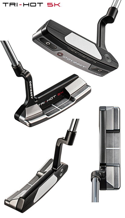 楽天市場】オデッセイ TRI-HOT 5K TWO パター メンズ 右用 33インチ 34 