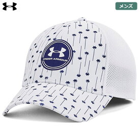 アンダーアーマー UAアイソチル ドライバー メッシュキャップ 1369804 103 メンズ UNDER ARMOUR 2023年モデル 日本正規品