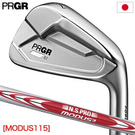 プロギア PRGR 01 アイアン 5本組(6I-PW) メンズ 右用 N.S.PRO MODUS3 115 スチールシャフト 日本正規品 2023年モデル