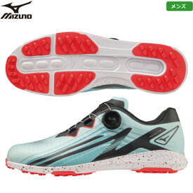 mizuno 2023 ネクスライトゼロ ボア 51GM2320 22 メンズ スパイクレス ゴルフシューズ 防水 日本正規品