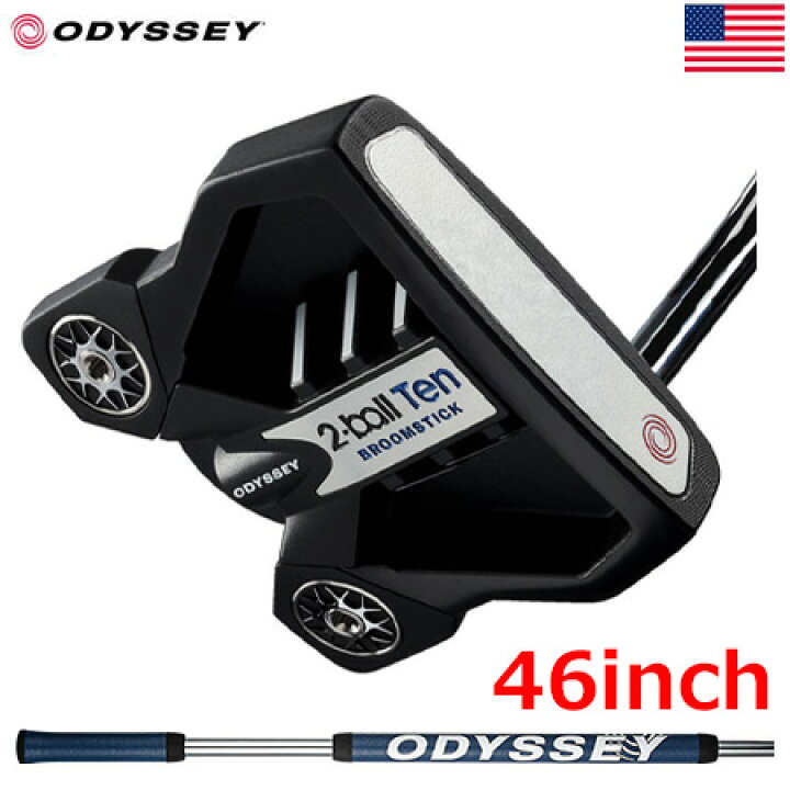 楽天市場】【長尺】オデッセイ 2-BALL TEN BROOMSTICK LINED 2ボール  