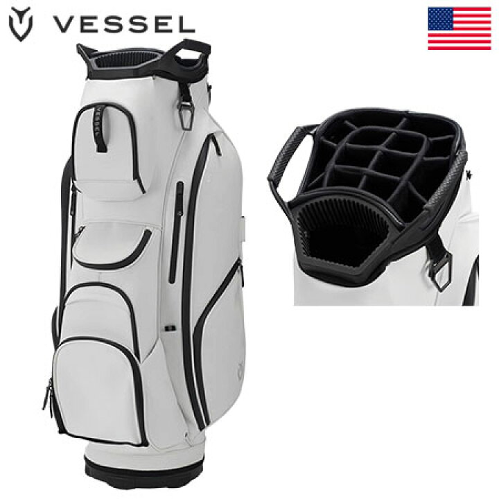 楽天市場】VESSEL Lux XV Cart キャディバッグ 15分割トップ フル 