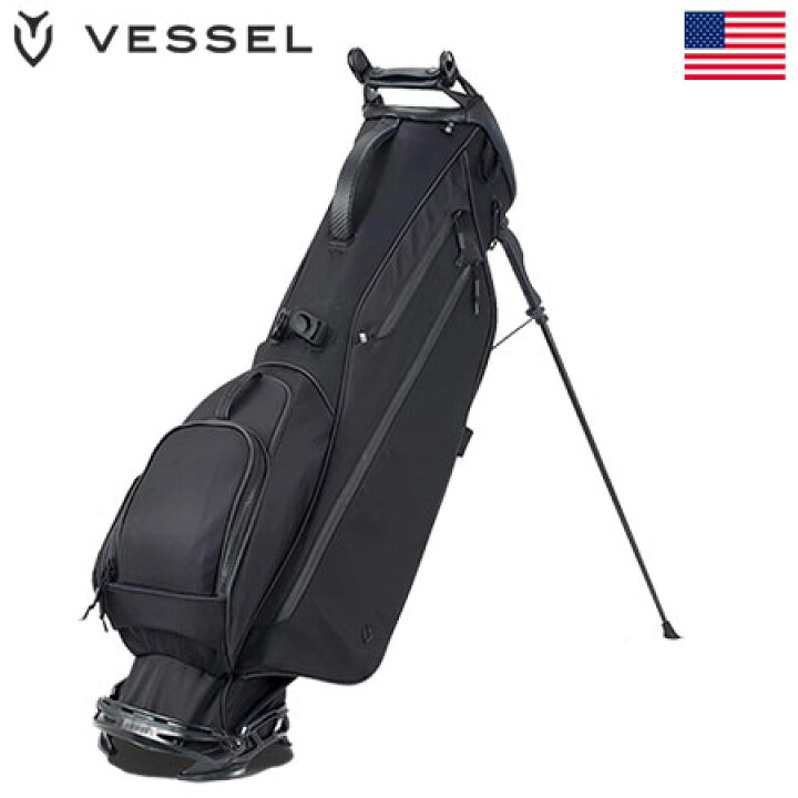 楽天市場】VESSEL VLS Stand キャディバッグ ダブルショルダー 