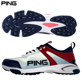 PING エントリーモデルジーコントロールワン 621-3192103 スパイクレスシューズ ユニセックス ネイビー 2023年モデル 日本正規品