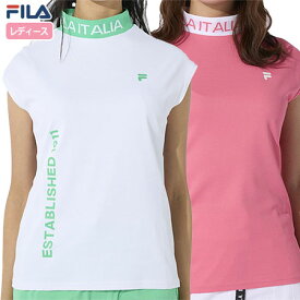 フィラ 衿リブノースリーブシャツ 753662 レディース FILA GOLF 2023春夏モデル 日本正規品