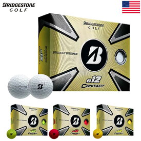 BRIDGESTONE GOLF 2023 e12 CONTACT ゴルフボール 1ダース（12球入） 3ピース USA直輸入品【上半期SALE】