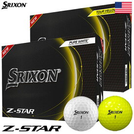 【USAパッケージ】スリクソン 2023 Z-STAR 3ピース ウレタンカバー ゴルフボール 1ダース（12球入）USA直輸入品【上半期SALE】