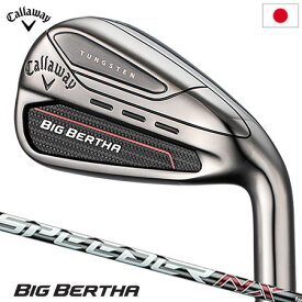 キャロウェイ BIG BERTHA アイアンセット 5本組(6I-9I,PW) メンズ 右用 SPEEDER NX for Callaway カーボンシャフト装着 2023年モデル 日本正規品