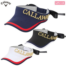 キャロウェイ リボン付きバイザー リボン取り外し可能 C23291214 レディース 帽子 Callaway 2023秋冬モデル 日本正規品