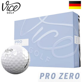 Vice GOLF PRO ZERO ヴァイスゴルフ プロ ゼロ 3ピース ゴルフボール 1ダース 12球入 2021モデル USA直輸入品