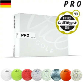 Vice GOLF PRO ヴァイスゴルフ プロ 3ピース ウレタンカバー ゴルフボール 1ダース 12球入 USA直輸入品【ヘッドスピード44～49m/s程度推奨】【公認球】【ゴルフボール】【HOT LIST 2020 金賞】