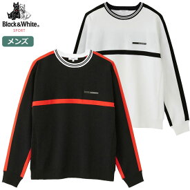 Black&White ライトウェイトニット BGF2303WE メンズ 長袖セーター 2023秋冬モデル 日本正規品