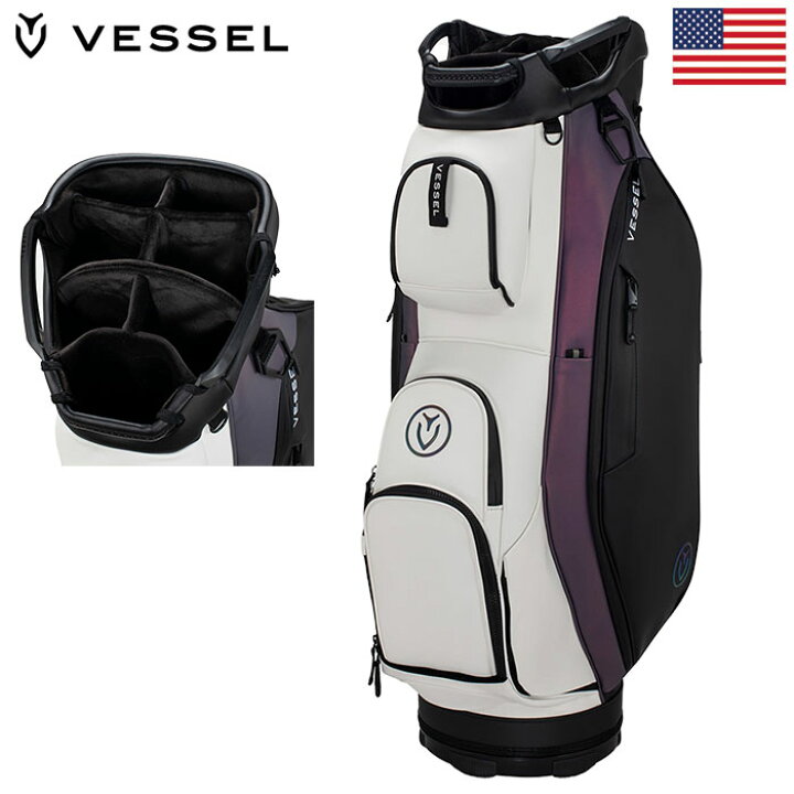 楽天市場】VESSEL Lux Cart キャディバッグ 10.5型 Astral 7分割 