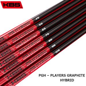 KBS PGH PLAYERS GRAPHITE HYBRID nCubhpJ[{VtgPi StVtg 42inch `bva0.370inch