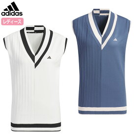 アディダス マルチパターン Vネックベスト IKK53 レディース adidas 2024春夏モデル 日本正規品