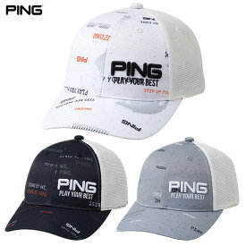 ピン HW-F2408 アースメッシュキャップ メンズ 帽子 2024春夏モデル PING 日本正規品