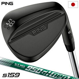 ピン PING s159 ウェッジ メンズ ミッドナイト N.S.PRO 950GH neo スチールシャフト 2024年モデル 日本正規品 日本モデル ゴルフ ゴルフクラブ 右用 右打ち 右利き NSプロ 950GHネオ