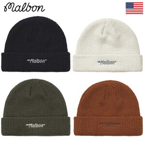 Malbon Golf RANGE TESTED BEANIE �����Y �S���t�L���b�v �j�b�g�X �r�[�j�[�@�}���{�� USA���A���i