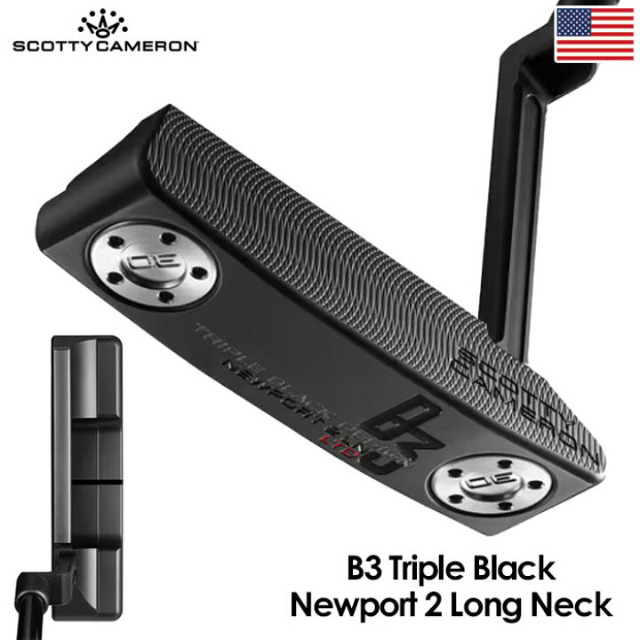 楽天市場】ゴルフ パター スコッティキャメロン B3 Triple Black 
