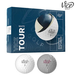 Vice Golf(ヴァイスゴルフ)Vice Golf Tour ゴルフボール 1ダース(全12球)USA直輸入品