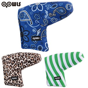 OOWLS パターンヘッドカバー パターカバー ブレード ピン ゴルフ よく目立つ! JYPRF24PTHC 2024年モデル 製造直販【ジーパーズオリジナル商品】