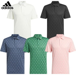 アディダス HEAT.RDY ジャガード半袖シャツ JTX61 メンズ ゴルフウェア 2024秋冬モデル adidas 日本正規品