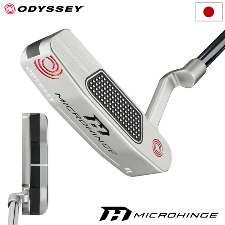楽天市場】オデッセイ MICROHINGE #1 マイクロヒンジ パター メンズ 右 