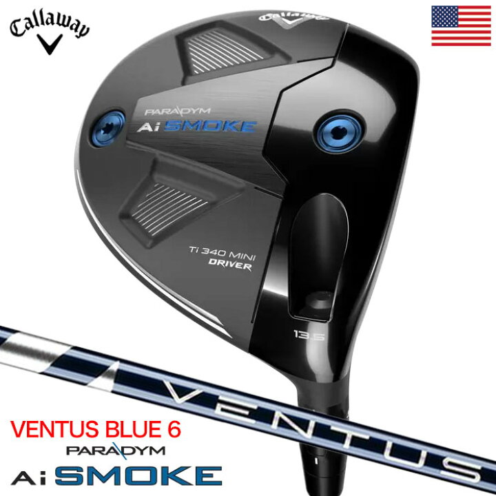 楽天市場】キャロウェイ Paradym Ai Smoke Ti 340 Mini Driver ミニ 
