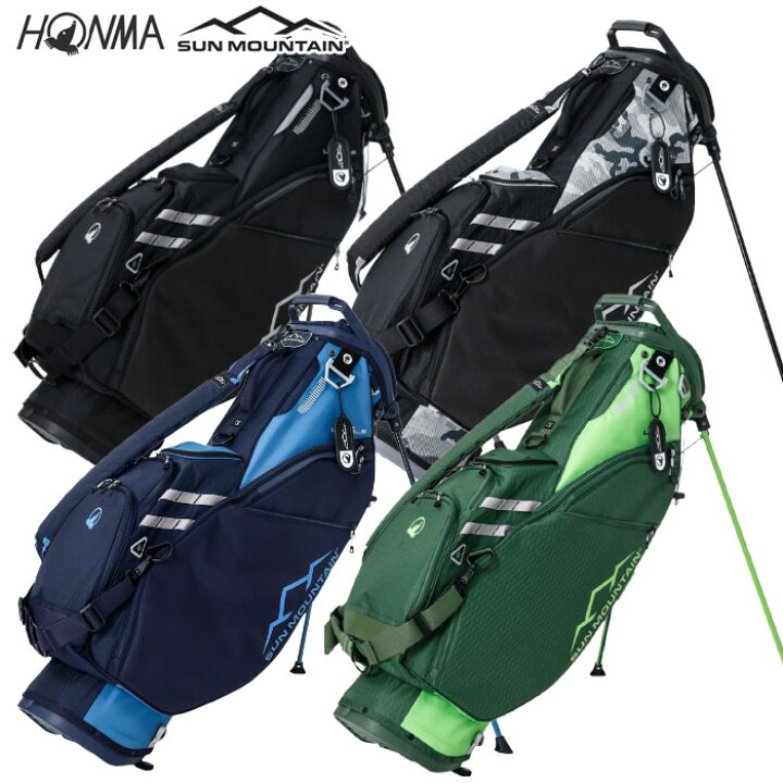 楽天市場】本間ゴルフ キャディバッグ 9型 HONMA x SUN MOUNTAIN 