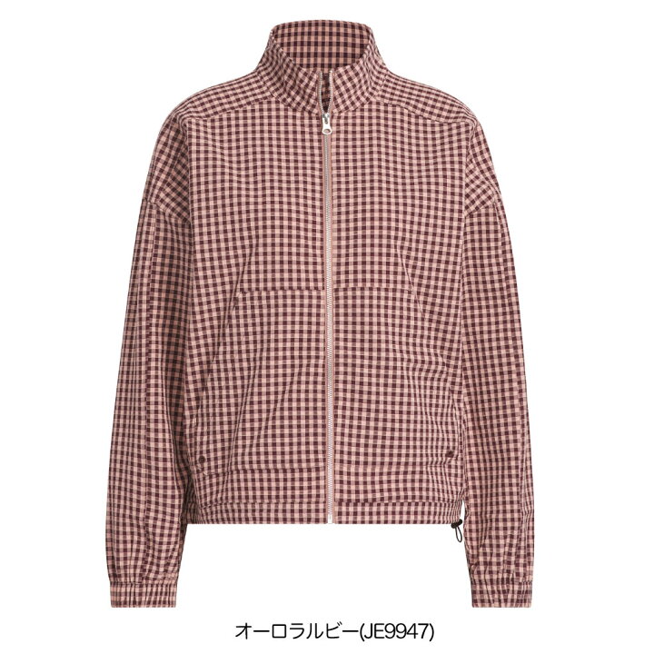 楽天市場】アディダス ギンガムチェック フルジップ 長袖ジャケット 