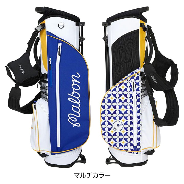楽天市場】マルボン Malbon Golf キャディバッグ M-9152 4分割トップ 