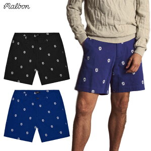 �}���{�� Malbon Golf �V���[�g�p���c MALACCHIO CHINO SHORT �����Y M-9144 �S���t�E�F�A 2025�N���f�� ���K�i