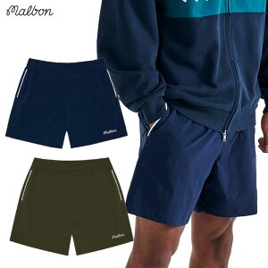 �}���{�� Malbon Golf �V���[�g�p���c RIVA NYLON SHORT �����Y M-9276 �S���t�E�F�A 2025�N���f�� ���K�i
