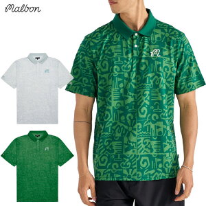 }{ Malbon Golf Vc MEZZO PERFORMANCE PIQUE PRINTED POLO M-9165 Y StEFA 2025H~f Ki