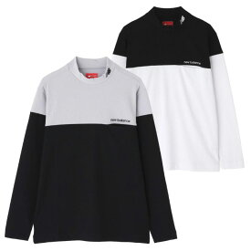 ニューバランス UV ストレッチ 長袖 モックネック プルオーバー 012-5267001 メンズ ゴルフウェア newbalance 2025秋冬モデル 日本正規品