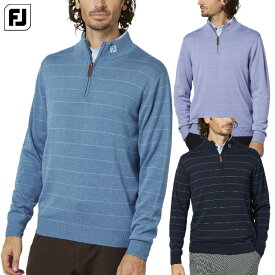 フットジョイ ウールヘザークォータージップセーター FJ-F25-M12 メンズ ゴルフウェア FOOTJOY 2025秋冬モデル 日本正規品