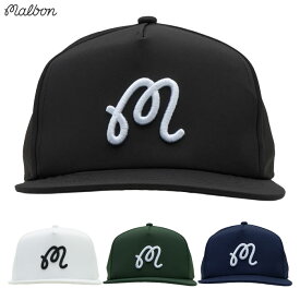 Malbon Golf キャップ M-9424 M Snapback メンズ ゴルフキャップ 帽子 マルボン 2025年モデル USモデル 並行輸入
