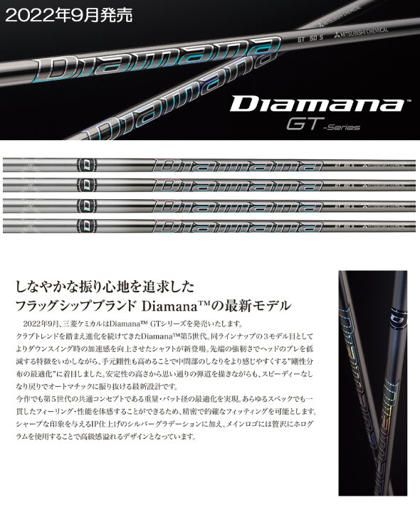 楽天市場】プロギア PRGR スリーブ付きシャフト 2022 三菱ケミカル 