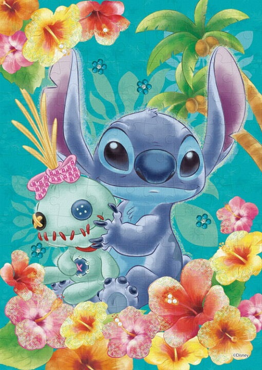 楽天市場 Epo 72 009 ディズニー Stitch スティッチ Tropical Blue リロ スティッチ 108ピース パズル デコレーション パズデコ Puzzle Decoration 布パズル ギフト プレゼント ジグソーパズルジャパン