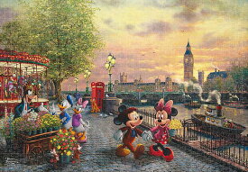 ジグソーパズル Mickey and Minnie in London (ミッキー&フレンズ) 1000ピース テンヨー TEN-D1000-853 パズル Puzzle ギフト 誕生日 プレゼント 誕生日プレゼント あす楽対応