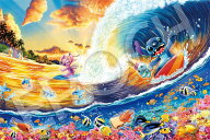 ジグソーパズル Stitch -Sunset Surfing-（リロ＆スティッチ） (リロ＆スティッチ) 1000ピース エポック…