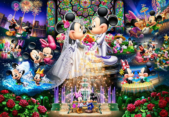 楽天市場 Ten Ds1000 769 ディズニー 永遠の誓い ウエディングドリーム ミッキー ミニー 1000ピース Cp D ジグソーパズルジャパン