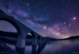 ジグソーパズル 幻の銀河橋（北海道）-天の川とタウシュベツ川橋梁- 300ピース 風景 やのまん YAM-03-878 パズル Puzzle ギフト 誕生日 プレゼント