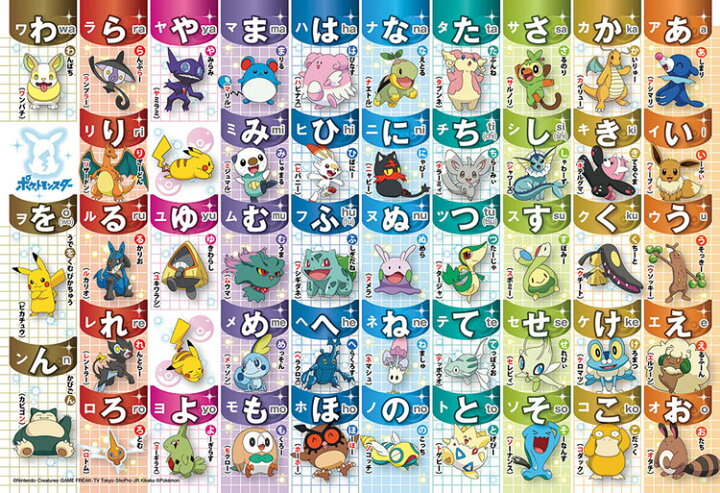 楽天市場 Bev 80 019 子供用パズル ポケモンとあいうえおをおぼえちゃおう 80ピース パズル Puzzle ギフト 誕生日 プレゼント ジグソーパズルジャパン