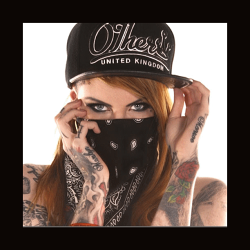 UKより初上陸!ロック,パンク,ストリートを融合したUKブランド【OtherUK】ロゴ+”85”とユニオンジャック刺繍のブラック・ビーニー(ニット帽)ロックファッション,ロック系,ストリートファッション【あす楽対応】