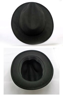 HATERSNAPBACK(ヘイタースナップバック)フェルトポークパイハットカンカン帽メタルプレートブリティッシュロックファッションストリート
